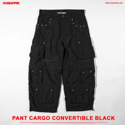 Pant Cargo Convertible Black