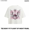 Tee boxy fit flight of night pearl