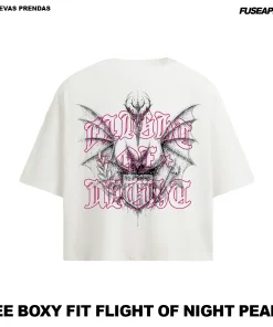 Tee boxy fit flight of night pearl