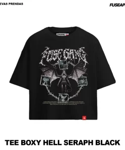 Tee boxt Hell seraph Black