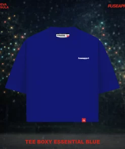Tee Boxy Essential Blue