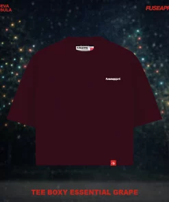 Tee Boxy Essential Grape