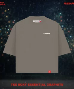 Tee Boxy Essential GRAPHITE