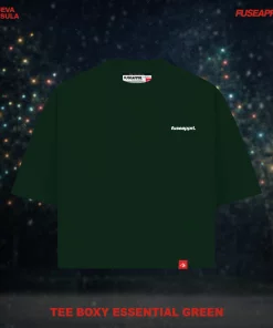 Tee Boxy Essential Green