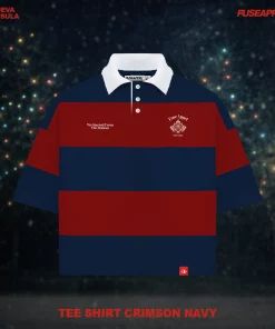 Tee Shirt Crimson Navy