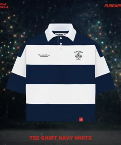 Tee Shirt Navy White