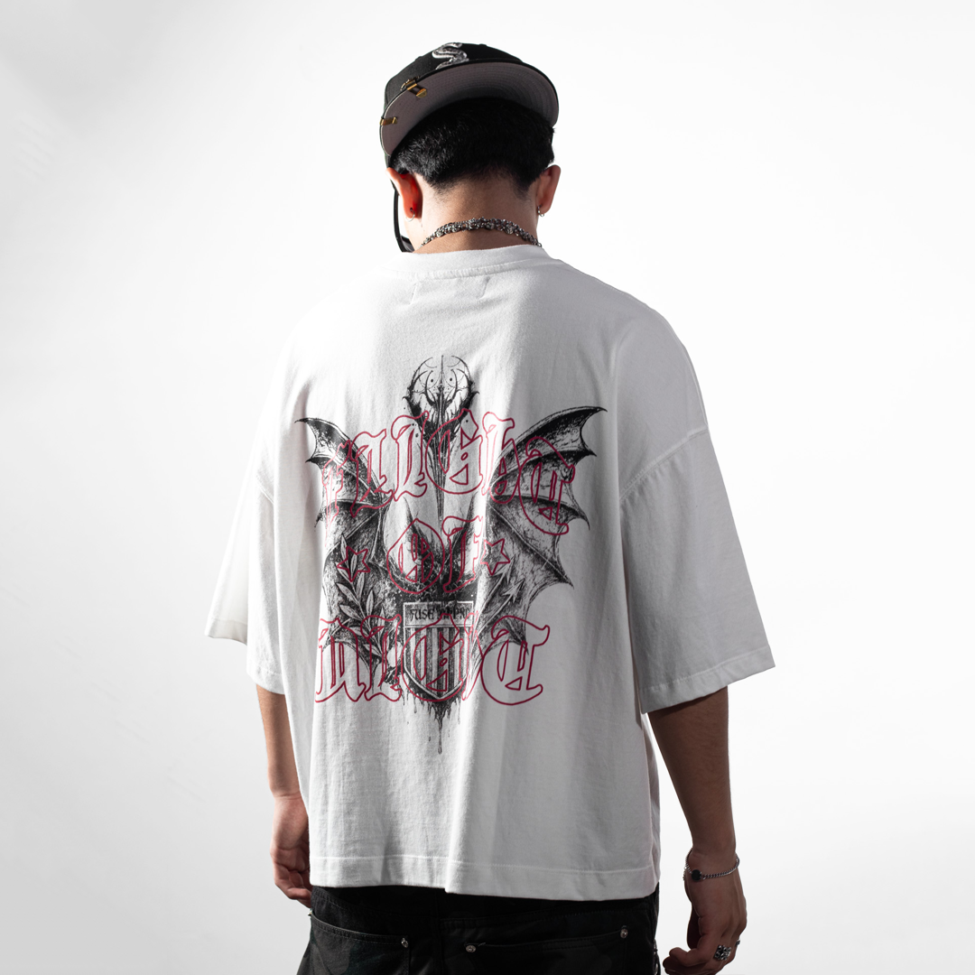 Tee boxy fit flight of night pearl 2