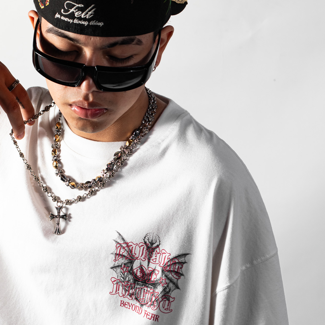 Tee boxy fit flight of night pearl 4